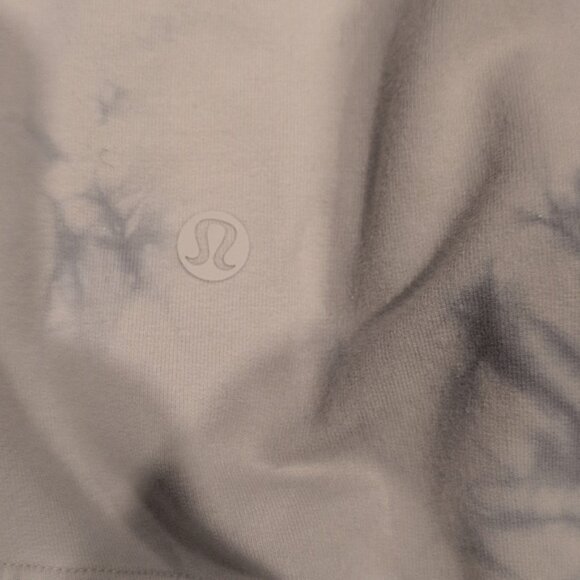 Lululemon Its A Wash Long Sleeve *Shibori Shibori Dove Grey Cement Grey - Picture 9 of 9